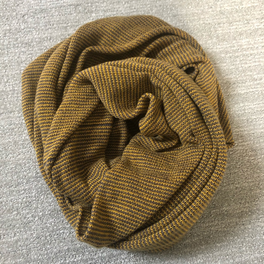 BDG Mustard & Gray Infinity Scarf